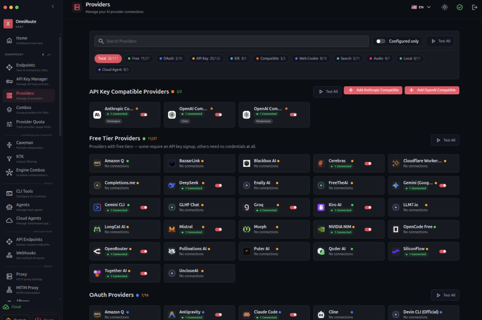 OmniRoute: un solo gateway para gobernarlos a todos