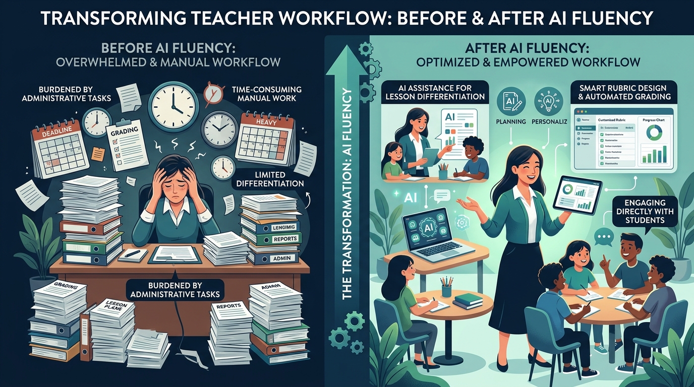 Transformación del flujo de trabajo docente