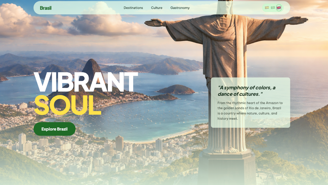 Go to Brazil — Una Experiencia de Turismo Construida 100% con IA