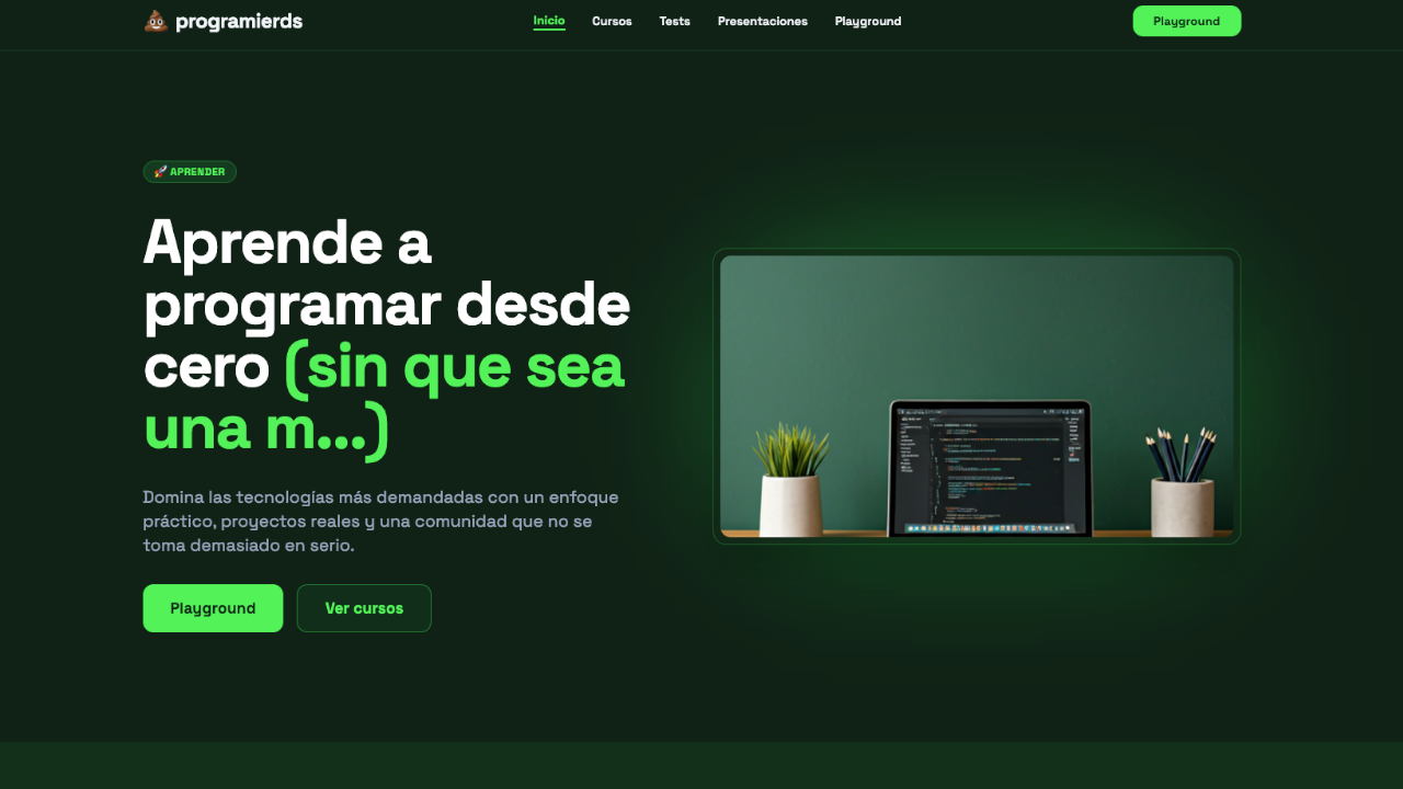 Programierds — Aprende a Programar Sin que Sea un Plomazo