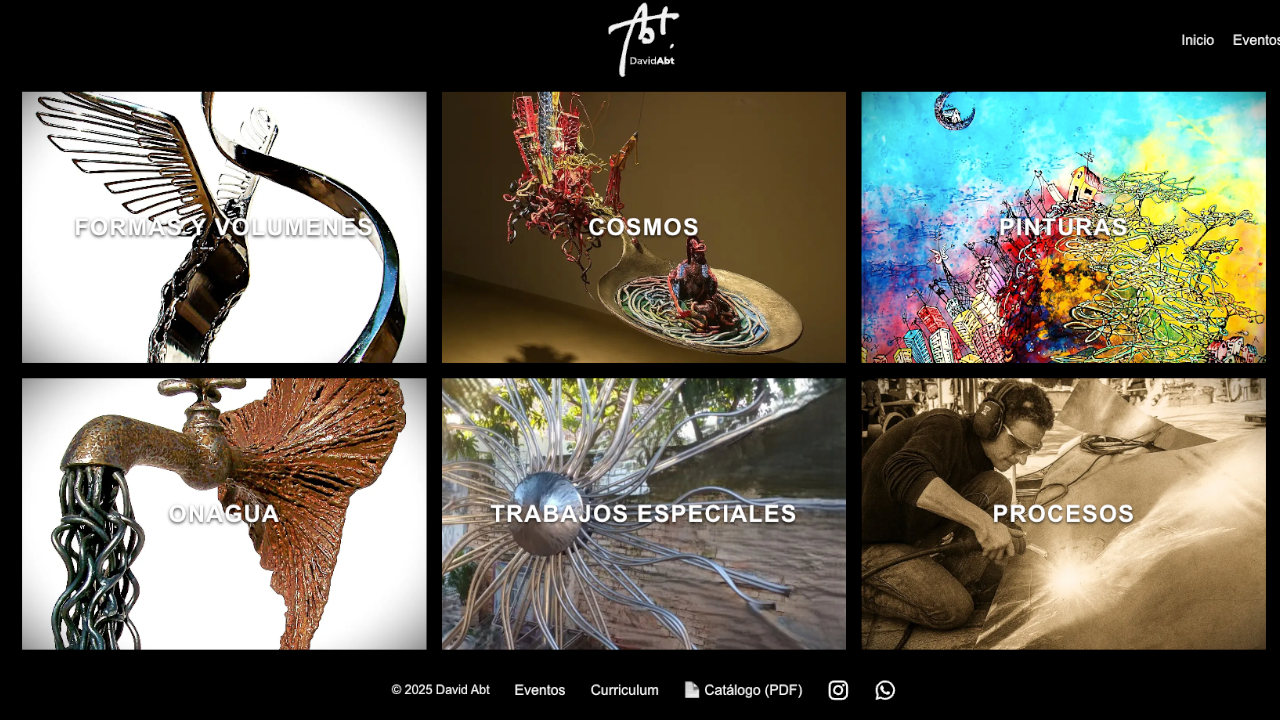 David Abt — Portfolio de Escultor y Artista Plastico Chaqueño